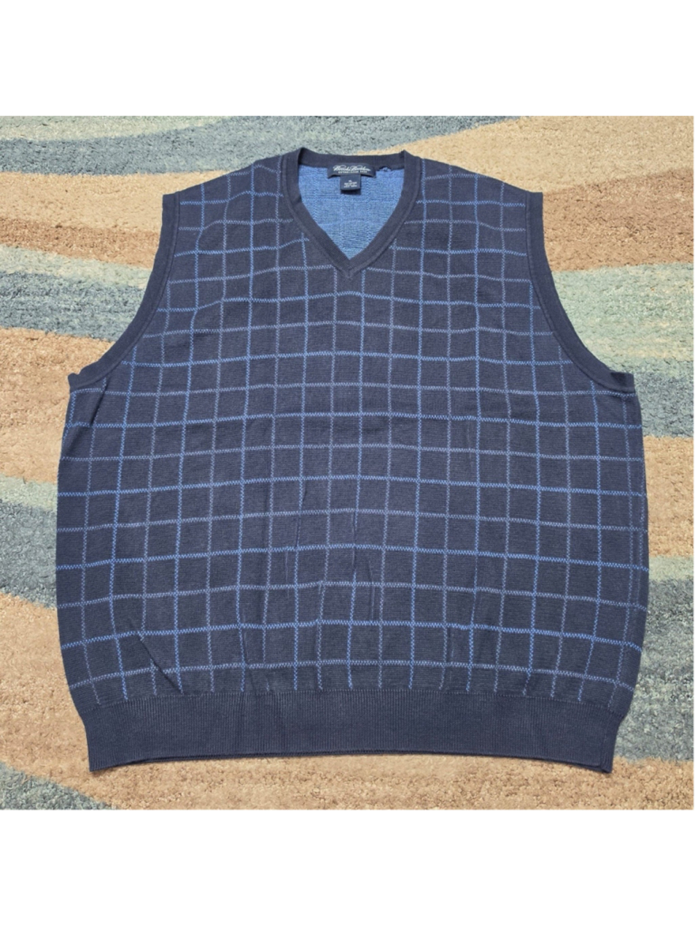 Brooks Brothers Vest Adult XL Navy Established 1818 Sleeveless Mens Vintage
